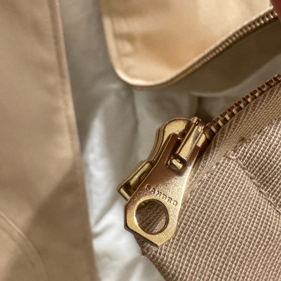 Sandro Cropped Shirt Jacket / Size 34 - Picture 14 of 14